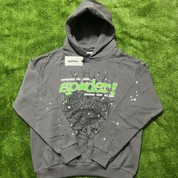 Grey Spider Punk V2 Hoodie