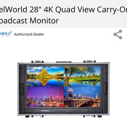 4K280-9HSD-CO Broadcast Monitor SDI 4 HDMI Quad Display
