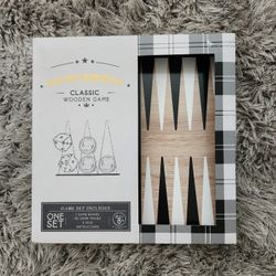 Backgammon Classic Small Wooden Game