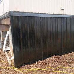 Aluminum underpinning for Mobile home