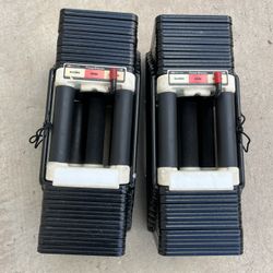 87.5lb Adjustable Powerblock Dumbbell Set Weights 