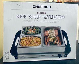 Chefman Electric Fuffet Server + Warming Tray New sealed