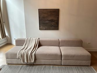 Ikea JÄTTEBO 4.5-seat mod sofa, Samsala gray-beige