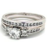 Ladies Diamond/14K Wedding Set