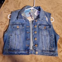 NEW- Denim Vest 
