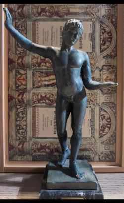 The Ephebe of Marathon Boy Nude Male Sculpture Statue