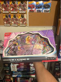 Pokemon mimikyu ex & alcremie ex premium collection box new