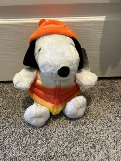 Snoopy Candy Corn Halloween Plush