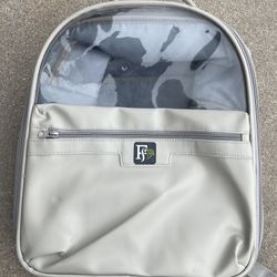 Friends Forever Cat Backpack, Dog Carrier for Small Dogs Travel Bag with Padded Straps, Removable Sherpa Mat, Fully Ventilated, Front Viewing Window, 