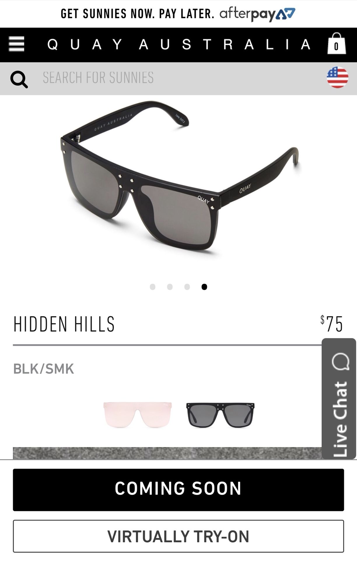 Quay x Kylie SOLD OUT Hidden Hills Sunglasses
