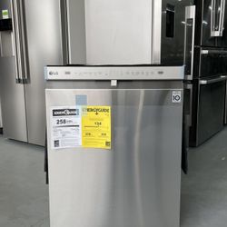 LG 24 PrintProof Stainless Steel Built-In Dishwasher With QuadWash - LDFSS
