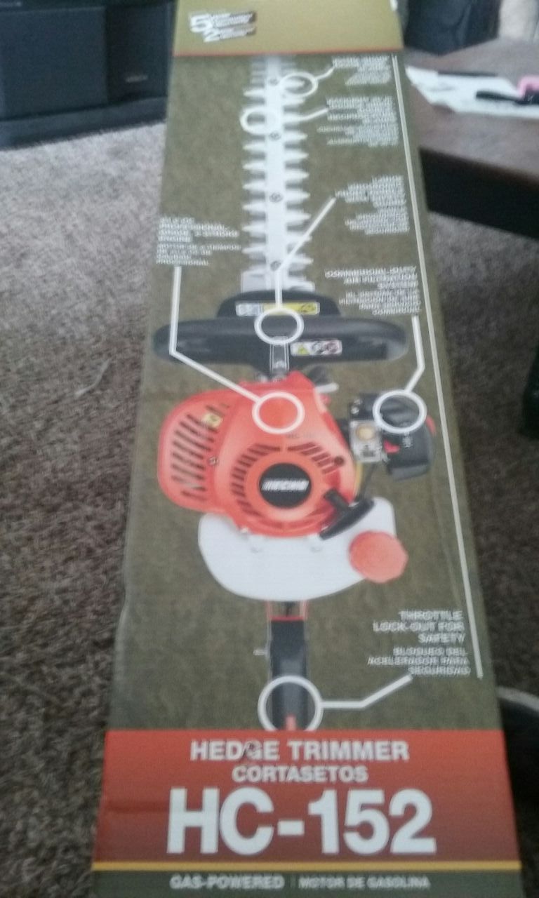 Hc 152. Echo. Gas hedge trimmer. Brand new with box. Never used