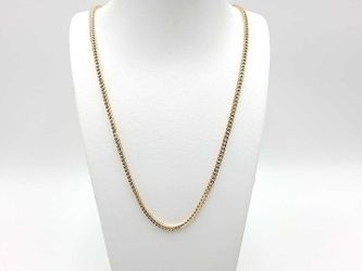 14k Yellow Gold 10.6 Grams Fox Tail Chain  22 Inches Jr1025pxzmia