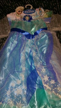FROZEN - ELSA Dress - Sizes 4-6x - Brand New with Tags - GREAT COSTUME!