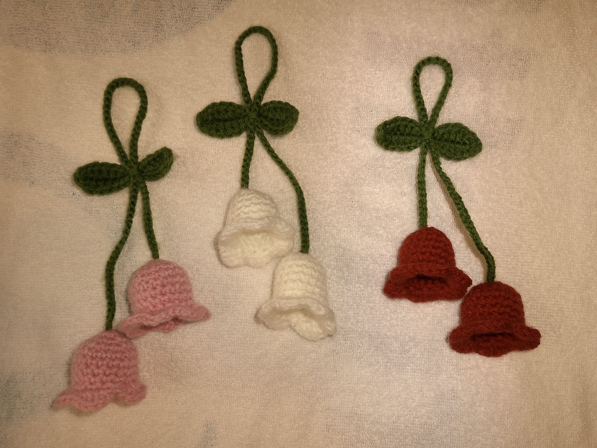Lilly Of Valley Crochet Accessory