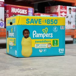 Pampers Swaddlers Size 1 Diapers 210ct
