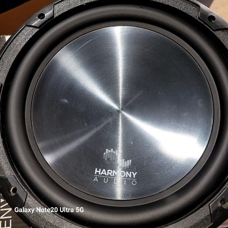 Harmony Audio HA-R124 Car Stereo Rhythm 12" Sub 600W Single 4 Ohm Subwoofer 

