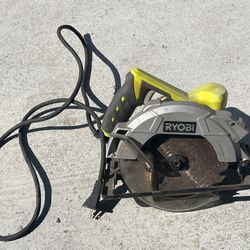 Ryobi circular saw model number CSB135L. 