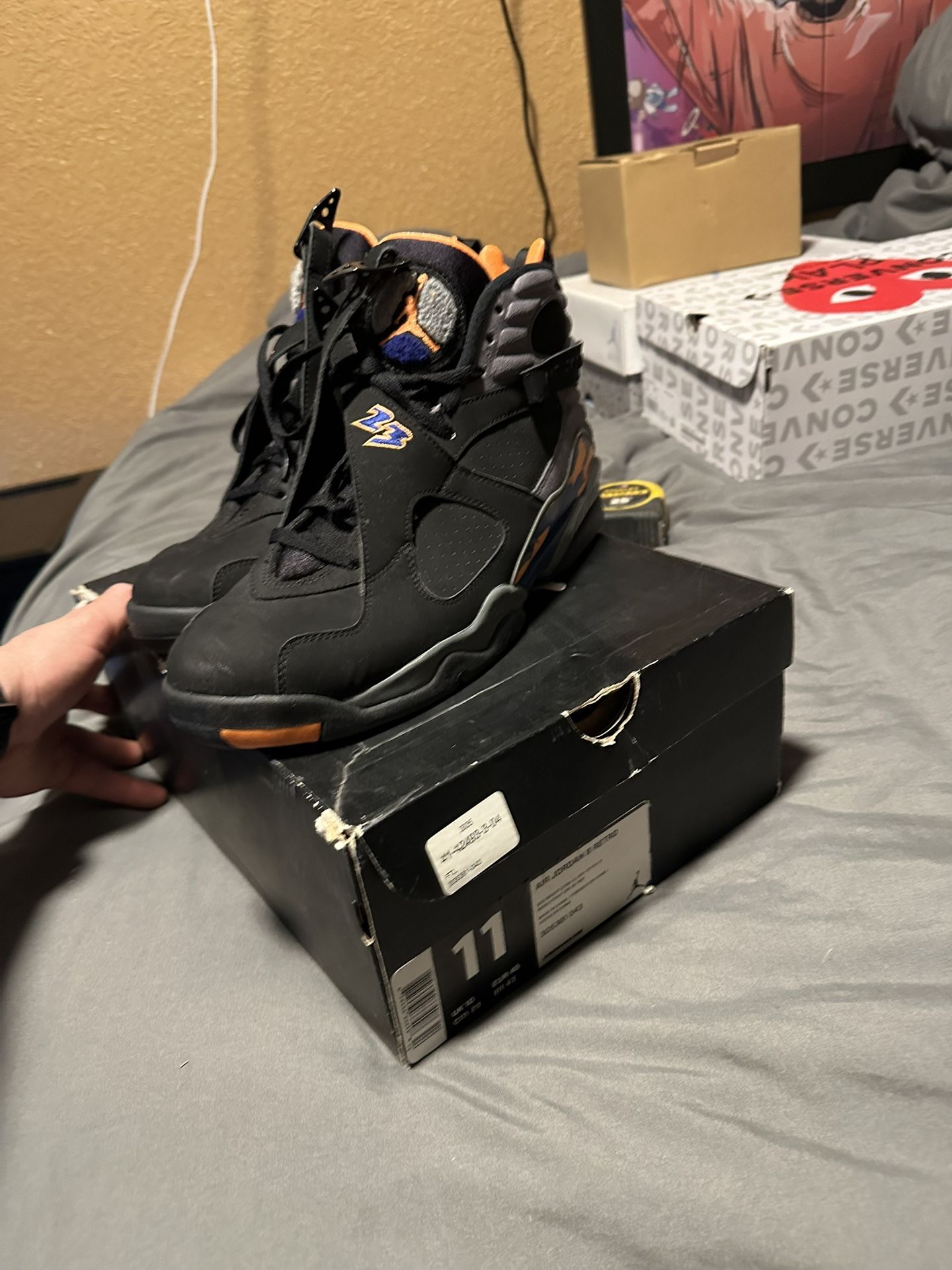 Jordan Retro 8s (suns/citrus)