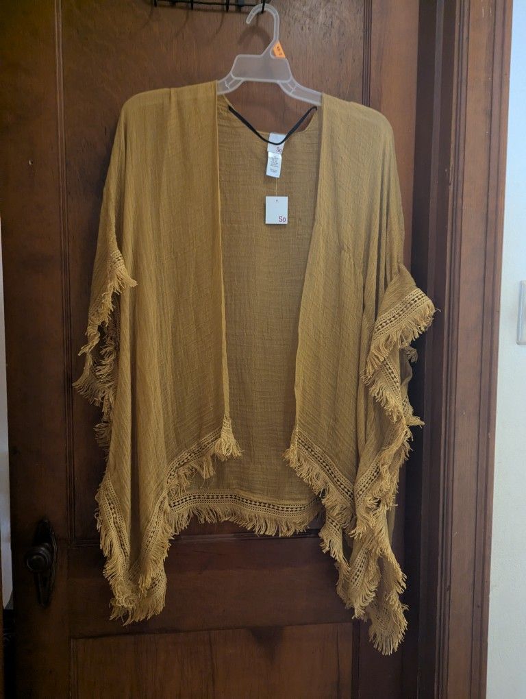 Women's Open Thin Jacket.  One size Fits All
