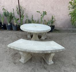Cement Table