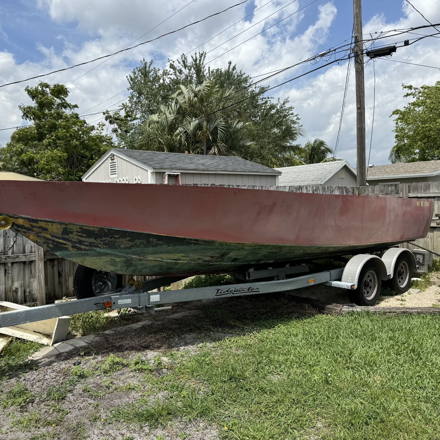 REDUCED - 25' Custom Anacapri Bay Boat Project + Trailer