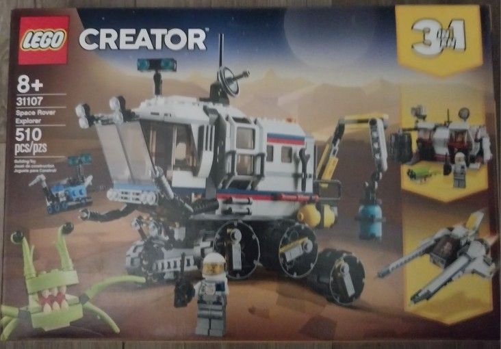 LEGO Creator 3in1 Space Rover Explorer 31107 Building Toy for Kids