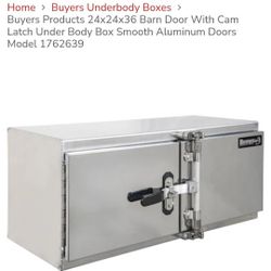 Buyers Products Underbody Tool/ Equipment Box 