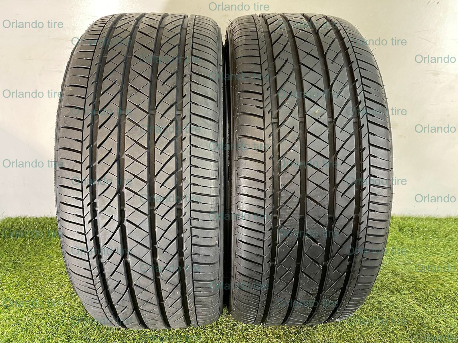 S632  235 40 19 92V  Bridgestone Turanza EL440 - 2 Used Tires 80% Life 