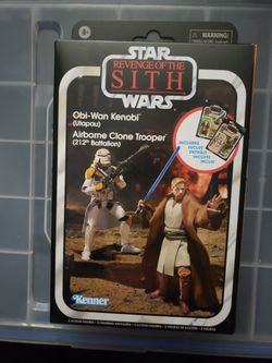 Star Wars Vintage Collection Revenge Of The Sith Two Pack Obi-Wan Kenobi and Airborne Clone Trooper Set