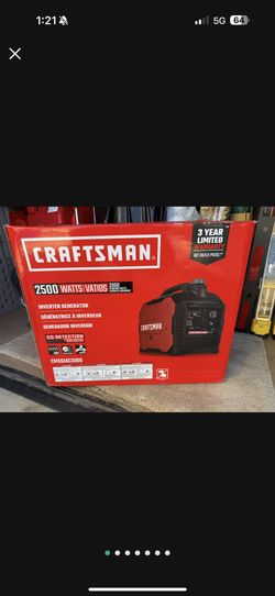 Craftsman Inverter Generator 2500watts