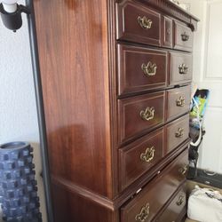 All Wood Bedroom Set Queen And Full 