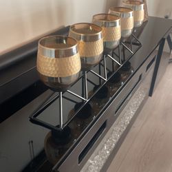 Gold Accent Candle Holders