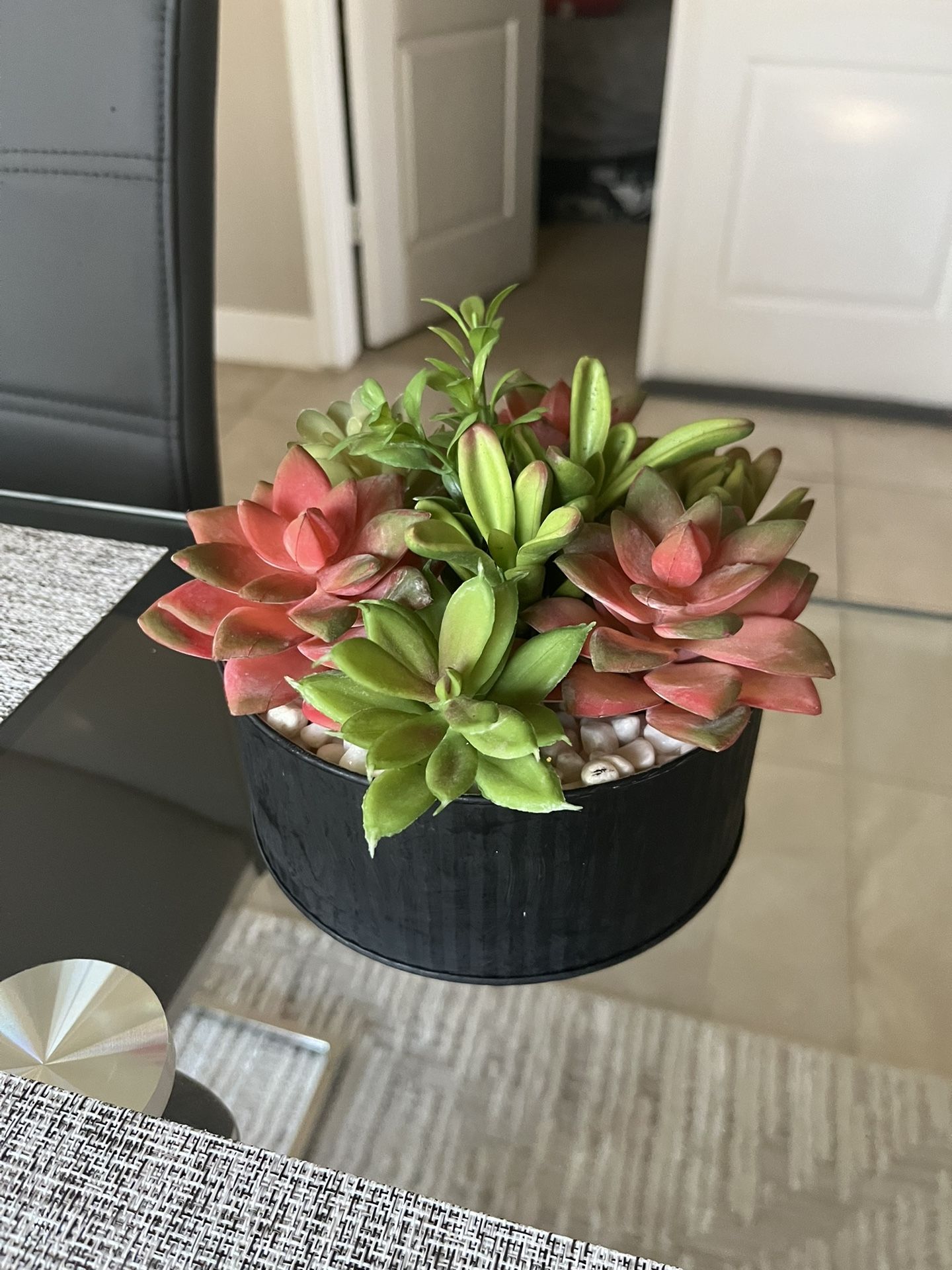 small fake succulent plant / home decor