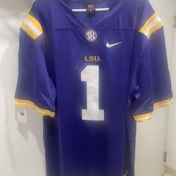 LSU Jamarr Chase stitched jersey size large XL 2xl