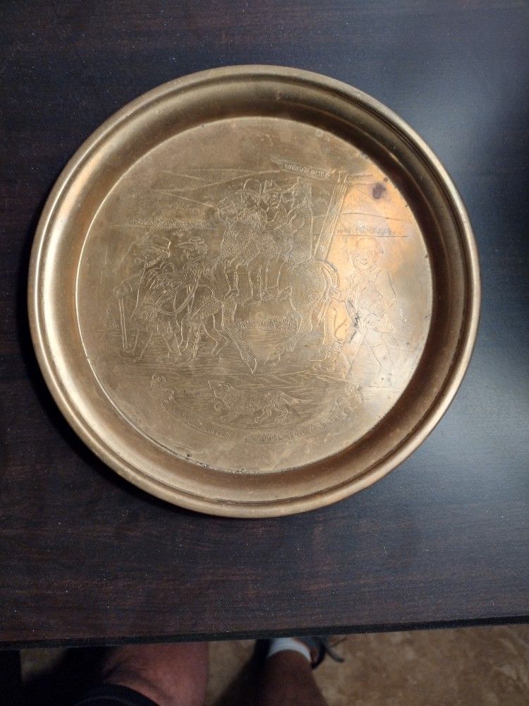 8" Brass Tray,All Products : American Fashion Style Bags On Sale