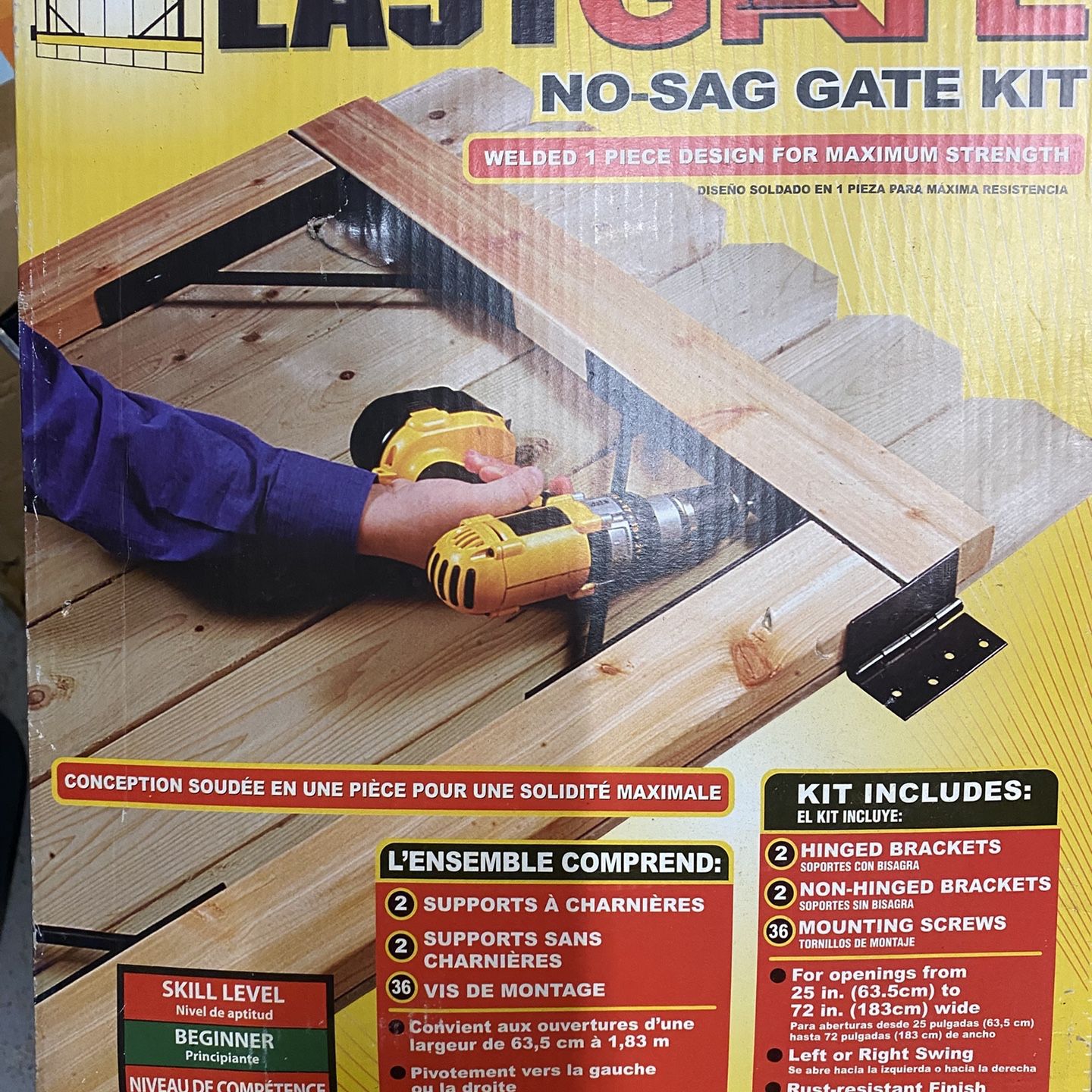 Homax Easygate No Sag Gate Kit for Sale in Seattle, WA - OfferUp