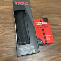 New Kenda 700c Endurance Race Road Bike Tire And Tube 