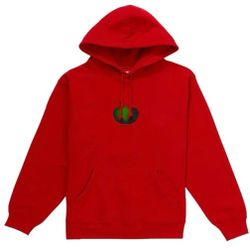 Brand New Supreme Apple Red Hoodie