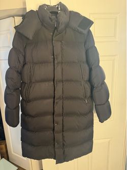Moncler Hanss Giubbotto Long Down Parka — Black, Size 5 (XXL)