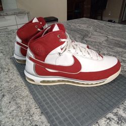 Nike Force Elite Family Red/White Size 14 Very Nice Condition
