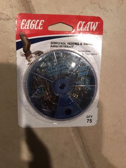 Eagle Claw 75 Piece Hook Swivel & Sinker Assortment