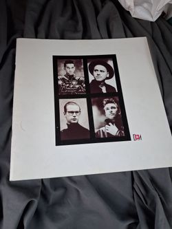 Depeche mode new wave 80s tour book