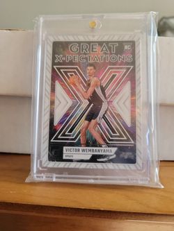 Victor Wembanyama Rookie X Factor Insert San Antonio SPURS 