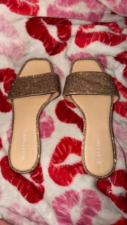 Gold Glitter Sandals Cute & Sparkly ✨ Size 7