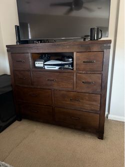 Bedroom chest and nightstands