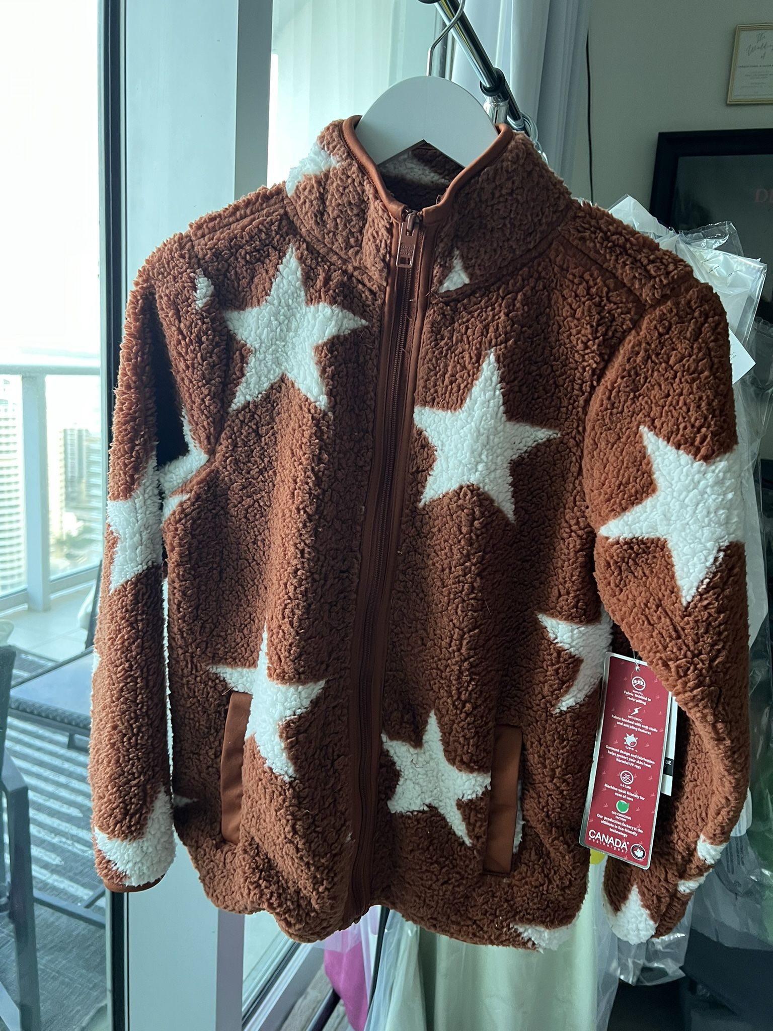 Fleece/sherpa Zip Up Jacket