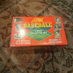 1992 Score Baseball Card Set