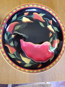 Clay Art Santiago platter and dish