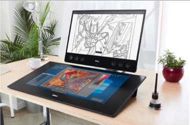 Dell Canvas 27 - Wacom like Touch Display For Artists, Graphic Designers, Digital Artists Digital Drawing Tablet/touch screen
